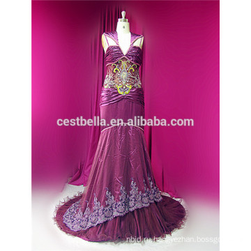 новый дизайн розовый красный мусульманские свадебные свадебное платье Абая платье